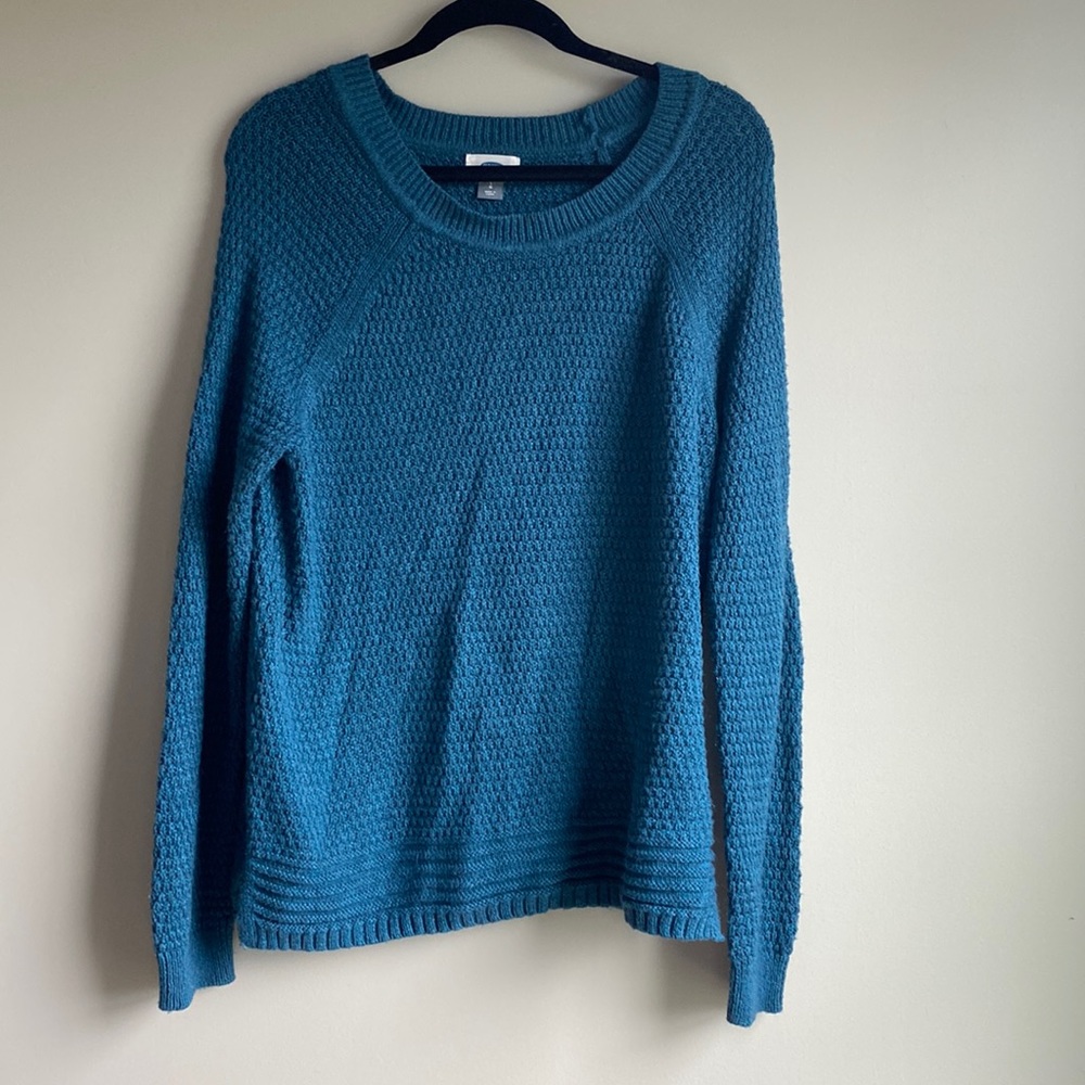 Teal sweater